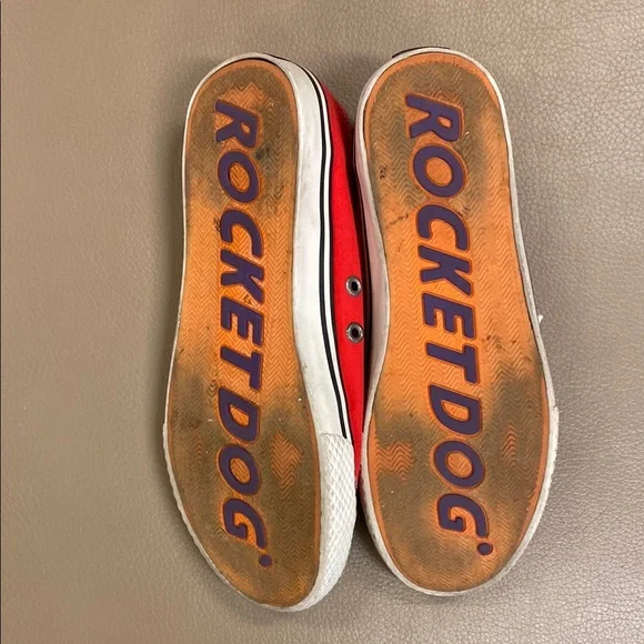 Rocket Dog Red Canvas Sneakers- Size 8.5 - - Picture 3 of 9